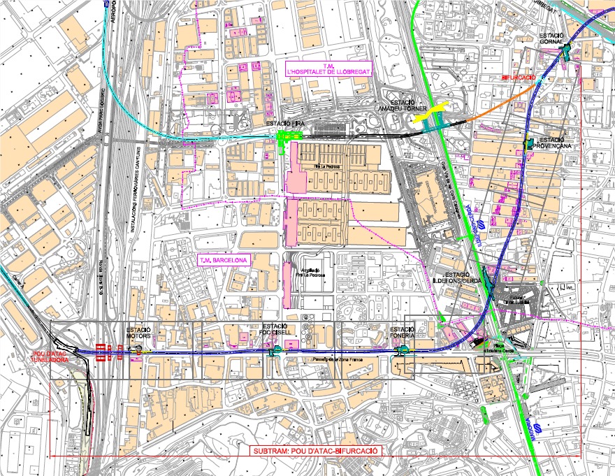 LIGNE 9 DU MÉTRO DE BARCELONE. TRONÇON 2 : PARC LOGISTIQUE – ZONE UNIVERSITAIRE. SOUS-TRONÇON : BIFURCATION – PUITS D’ATTAQUE C/MOTORS. STATIONS. CLAU : TM-00509.5D-M1
	   </a>